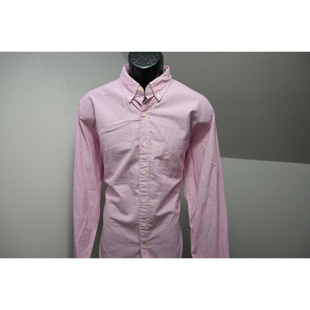 J Crew Dress Shirt Striped Casual Long Sleeve Button Up Mens Large NWT - Picture 2 of 8